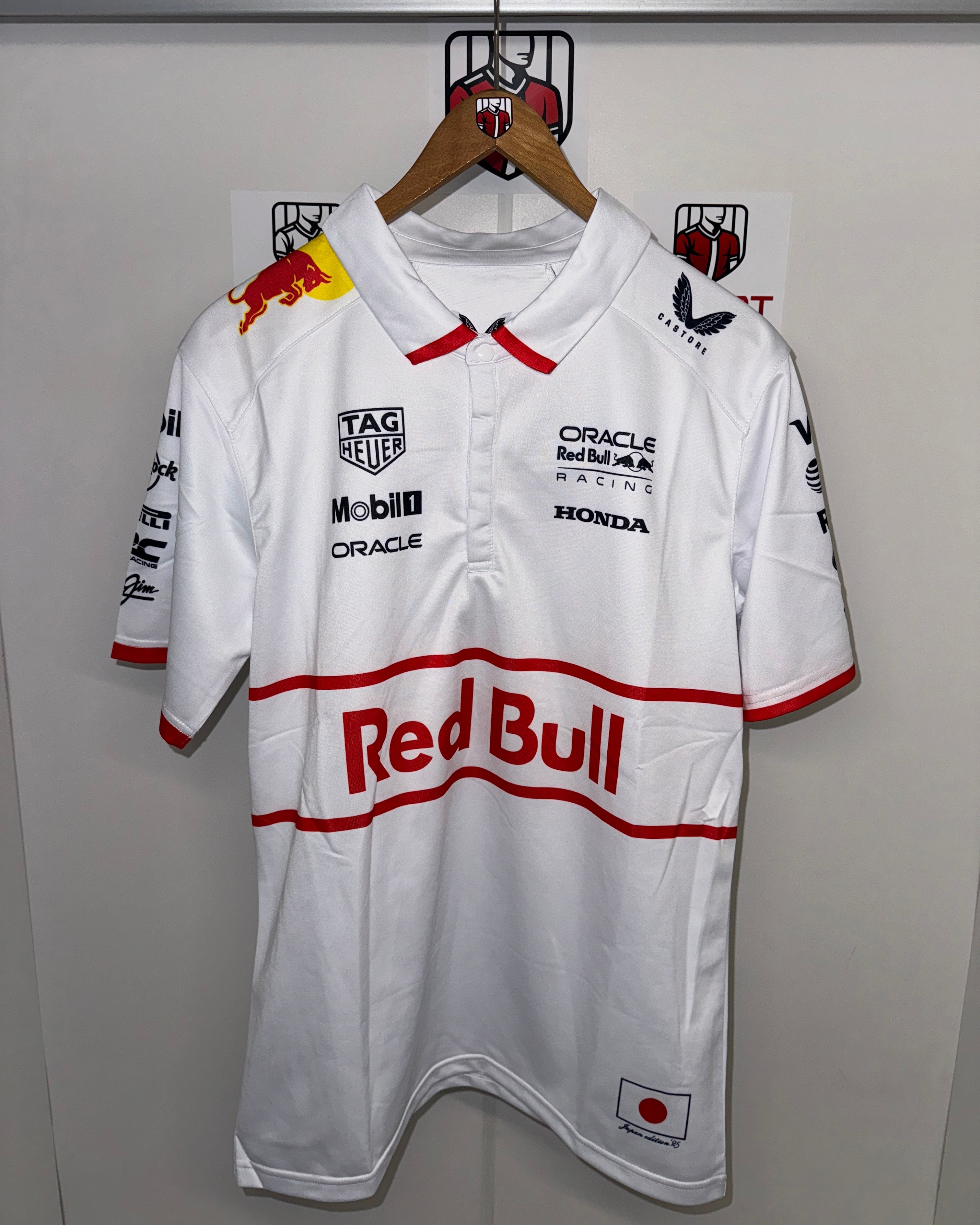 Red Bull Racing F1 2025 Special Edition Japan GP Polo Majca - Bijela
