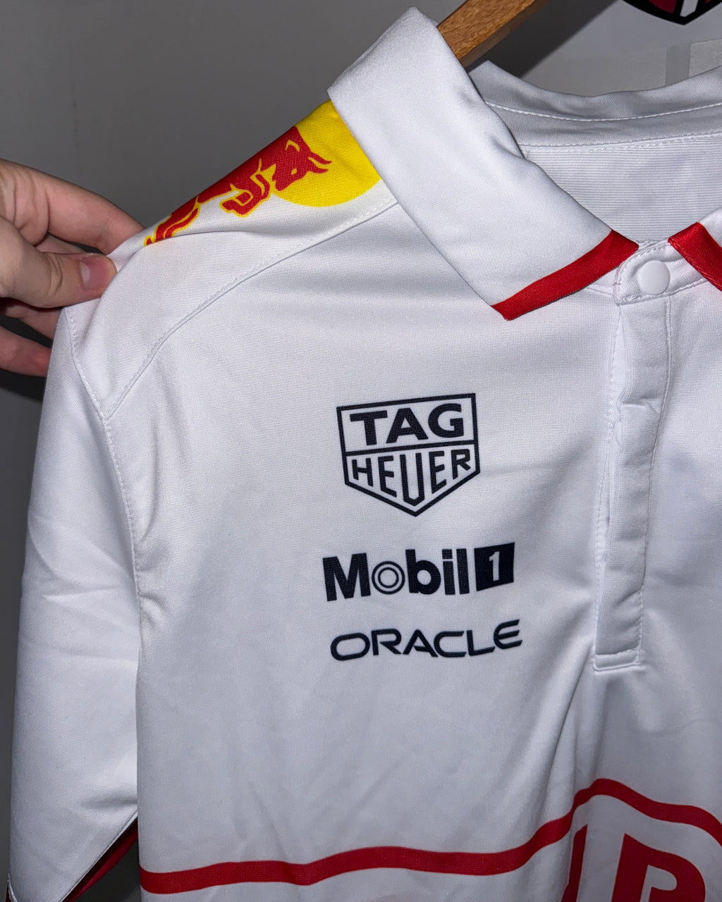 Red Bull Racing F1 2025 Special Edition Japan GP Polo Majca - Bijela