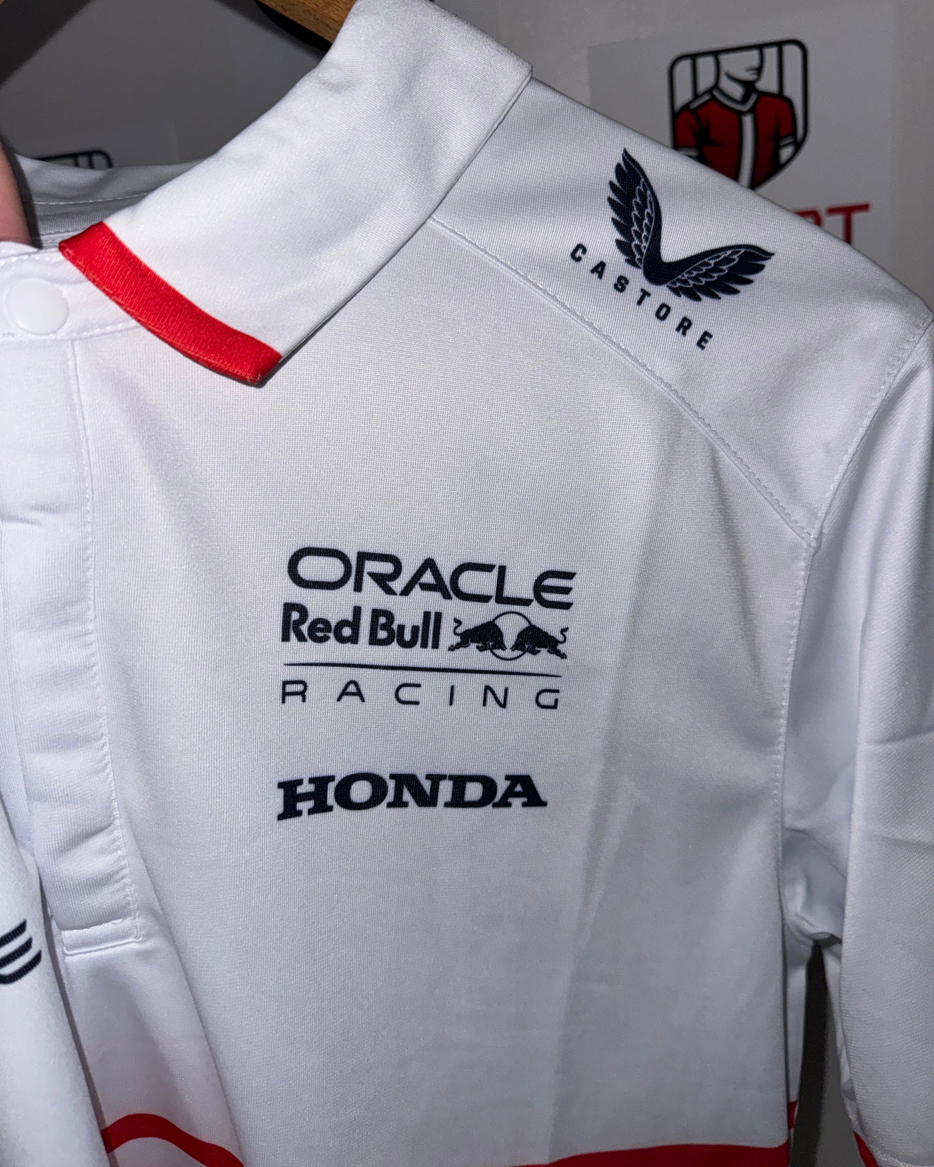 Red Bull Racing F1 2025 Special Edition Japan GP Polo Majca - Bijela