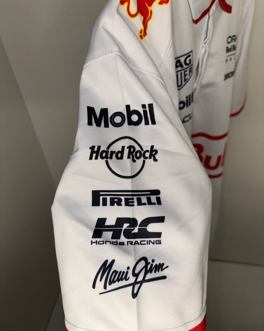 Red Bull Racing F1 2025 Special Edition Japan GP Polo Majca - Bijela